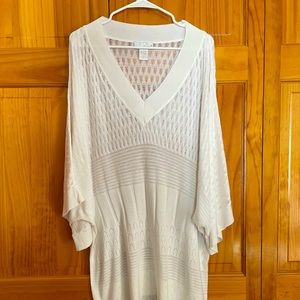 Knit beach cover up. Size L